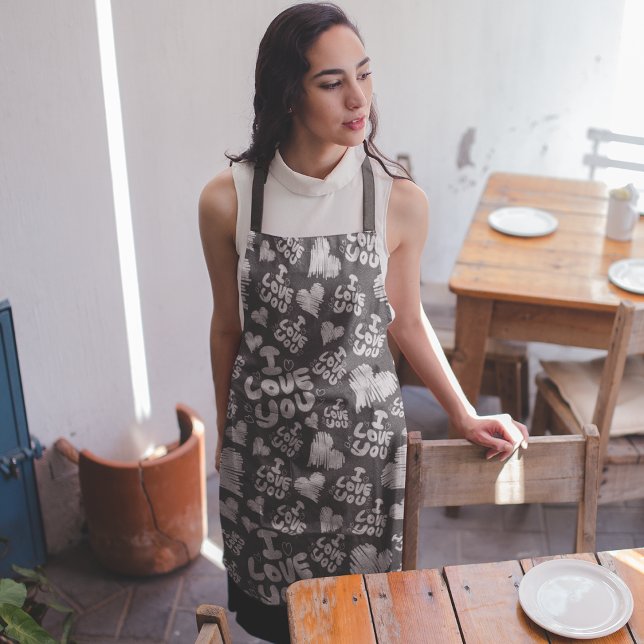 Tablier Je T'Aime (Créateur téléchargé)