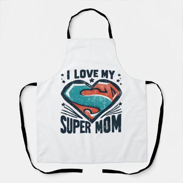 Tablier Je t'aime maman (Recto)