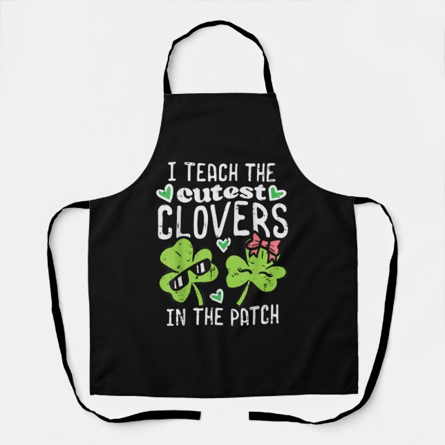 Tablier J'Enseigne Les Cloches Les Plus Cuttes Dans Patch  (Recto)