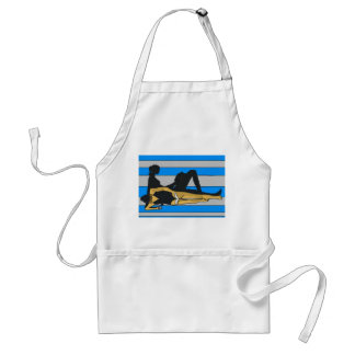 Tablier Jersey Shore, Gal on Beach Towel