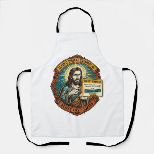 Tablier Jésus Agacant Accepter les Cookies Pop Up Internet