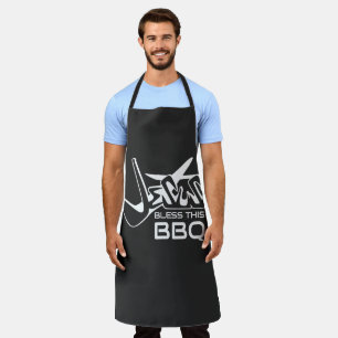 Tablier Jésus bénisse ce BBQ