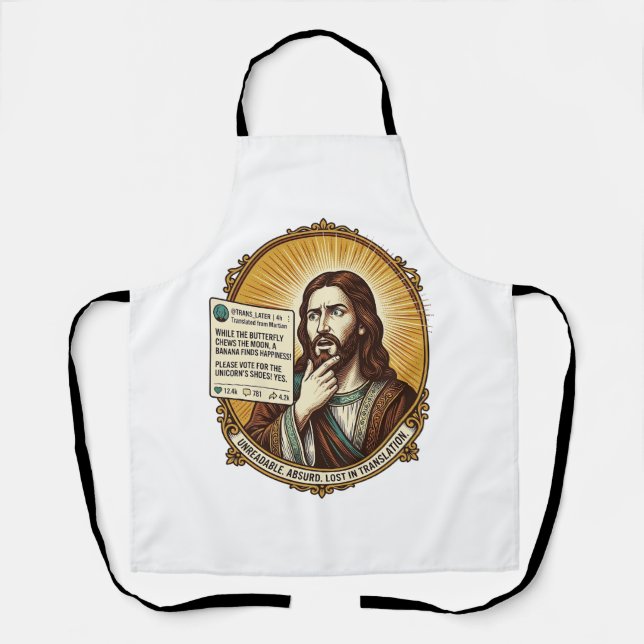 Tablier Jésus Confus Échec de la Publication de Traduction (Recto)