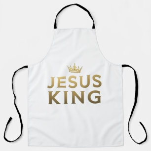 Tablier Jésus est le roi - Tout imprimer Christian Apron