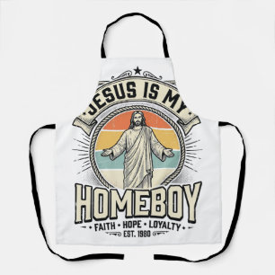 Tablier Jésus est mon pote Vintage T-shirt religieux