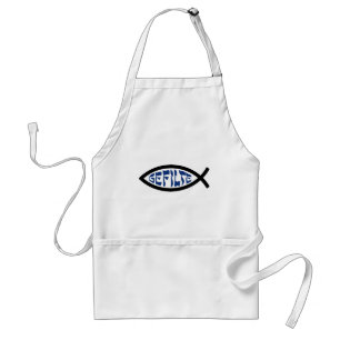 Tablier Jésus Gefilte Fish - Humour juif de Pâque