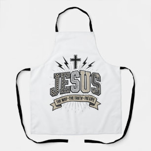 Tablier Jésus Le Chemin La Vérité La Vie Vintage Chrétien