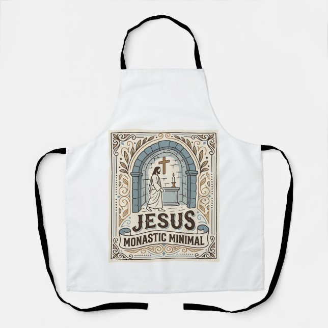 Tablier Jésus Monastique Minimal Jésus Monastique Minimal  (Recto)