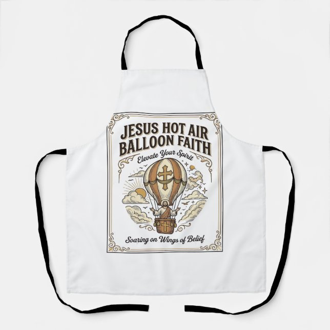 Tablier Jésus Montgolfière Foi Jésus Montgolfière  (Recto)