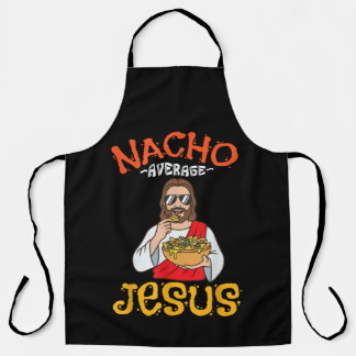 Tablier Jésus Nacho Moyen Drôle Chrétien