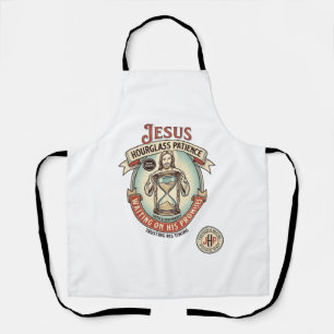 Tablier Jésus Sablier Patience Jésus Sablier Patience 