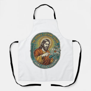 Tablier Jésus Souris Double Clic Cassée Bureau IT Tech