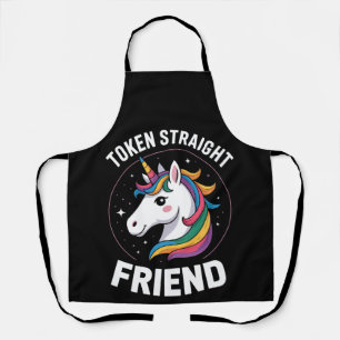 Tablier Jeton Ami Droit Licorne Gay Fierté LGBTQ Allié