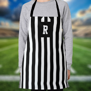 Tablier Jeu d'arbitre de football pour enfants noir et bla