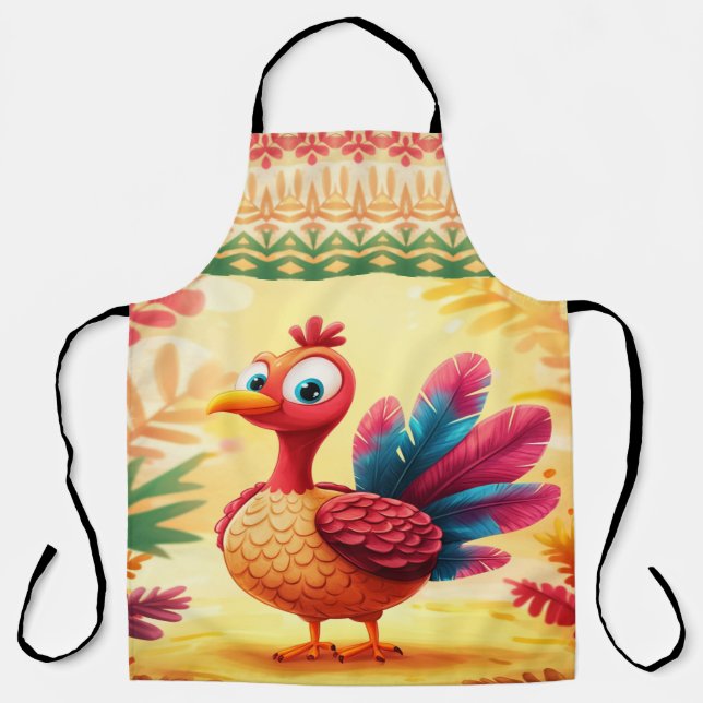 Tablier Jeu de grâce mignon Turquie Apron (Recto)