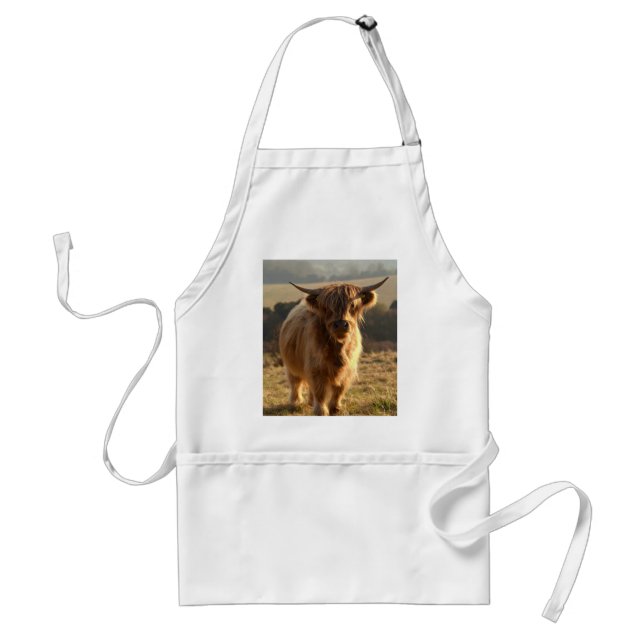 Tablier Jeune vache des montagnes (Devant)
