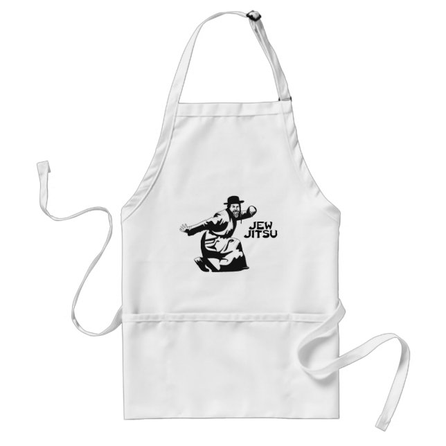 Tablier Jew Jitsu Apron | Cadeaux Juifs Bar Mitzvah (Devant)