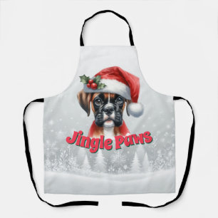 Tablier Jingle Paws et Boxer Dog Joy