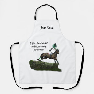 Tablier Jockey Cheval De Sauts En Apron Vert