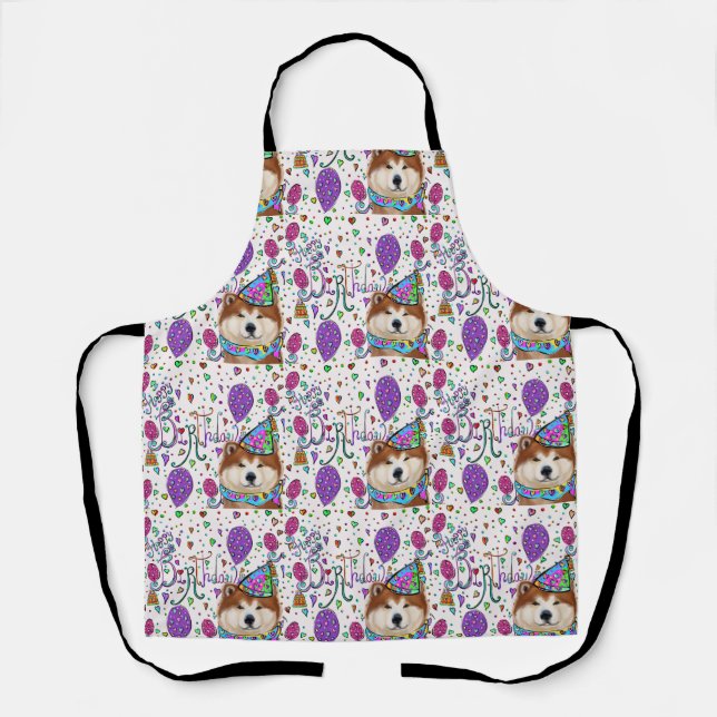 TABLIER JOLI ANNIVERSAIRE (Recto)