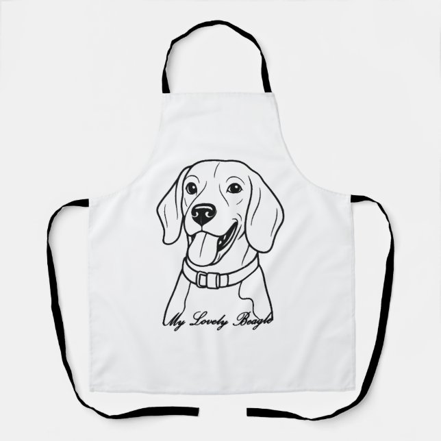 Tablier Joli Beagle (Recto)