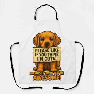 Tablier Joli Chien, Citation Amusante d'Amateur de Chien