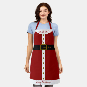 Tablier Joli costume de Père Noël -