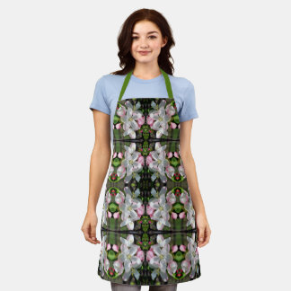 Tablier Joli Crabapple Fleur de printemps fleurit Abstrait