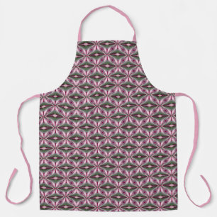 Tablier Joli en rose et vert avec blocs de couleur étirés