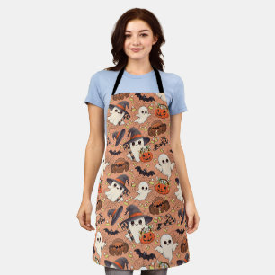 Tablier Joli fantôme de Halloween de style Kawaii