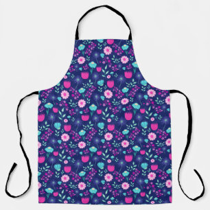 Tablier Joli fond à motif floral