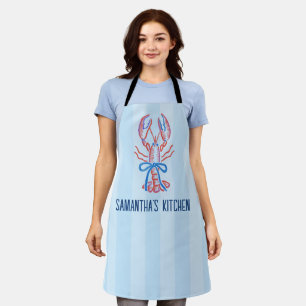 Tablier Joli homard côtier d'été