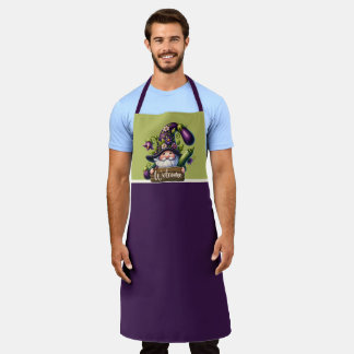 Tablier Joli jardin bienvenue gnome