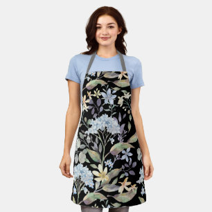 Tablier Joli Jardin Bleu Floral Cuisine de cuisine
