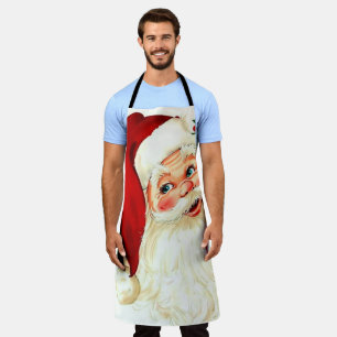 Tablier Joli rire vintage père Noël