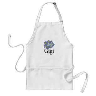 Tablier Joli T-shirt Fleur Bleue Gigi