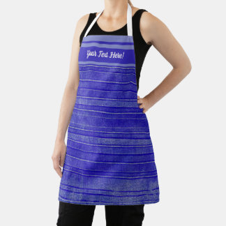 Tablier Joli violet Motif des rayures désespérées