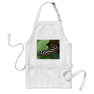 Tablier Joli Zebra Longwing Papillon Apron