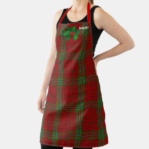 Tablier Jolie Auberges de vacances de Noël Apron Nom perso