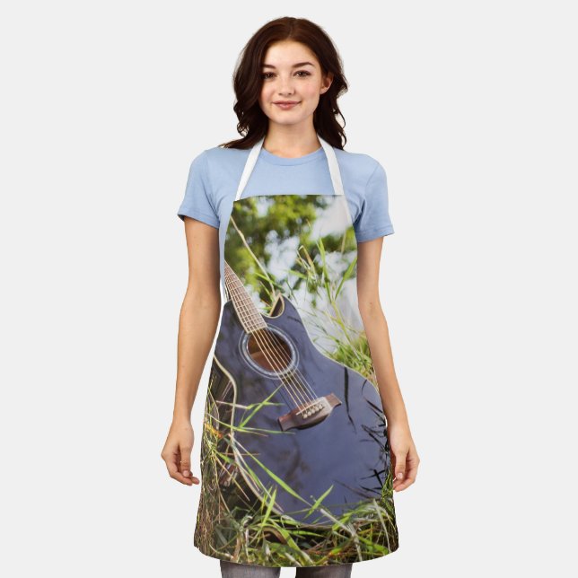 Tablier Jolie basse guitare (Porté)
