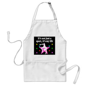 TABLIER JOLIE GYMNASTIQUE ROSE EST MON DESIGN DE VIE