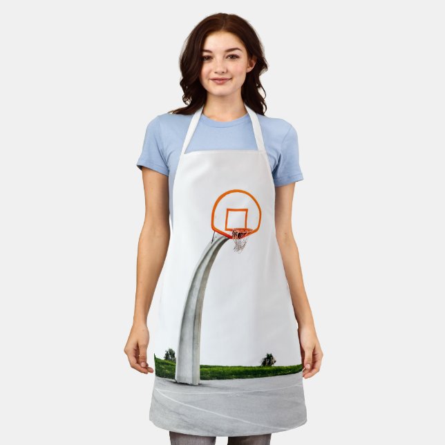 Tablier Jolie oeuvre de basket-ball (Porté)