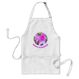 Tablier jolies fleurs roses de jardin. la nature est belle