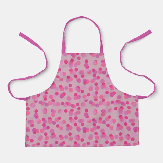 Tablier jolis pois roses (Recto)