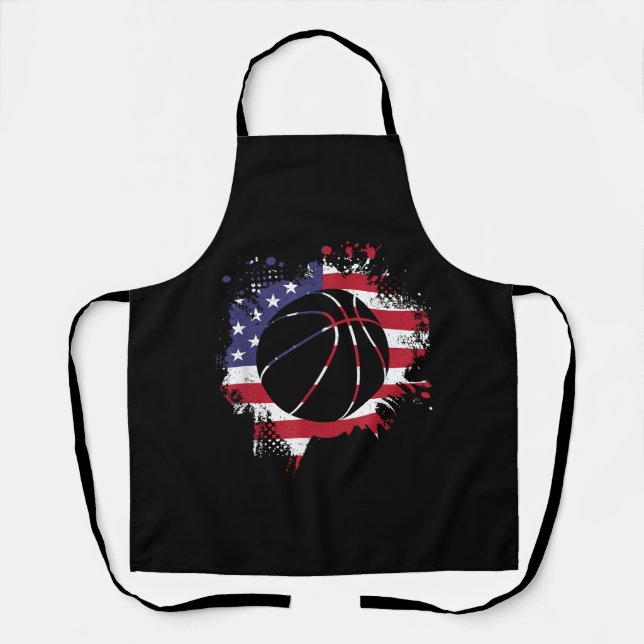 Tablier Joueur américain de basket-ball (Recto)