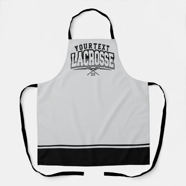 Tablier Joueur de crosse personnalisé AJOUTER LE NOM D'Équ (Recto)