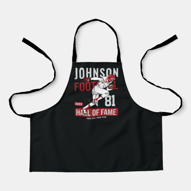 Tablier JOUEUR DE Football Personnalisé Équipe NUMBER Spor (Recto)