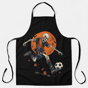 Tablier Joueur de football squelette Halloween Soccer Spoo
