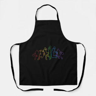 Tablier Joueur LGBT Rainbow Lover Pro