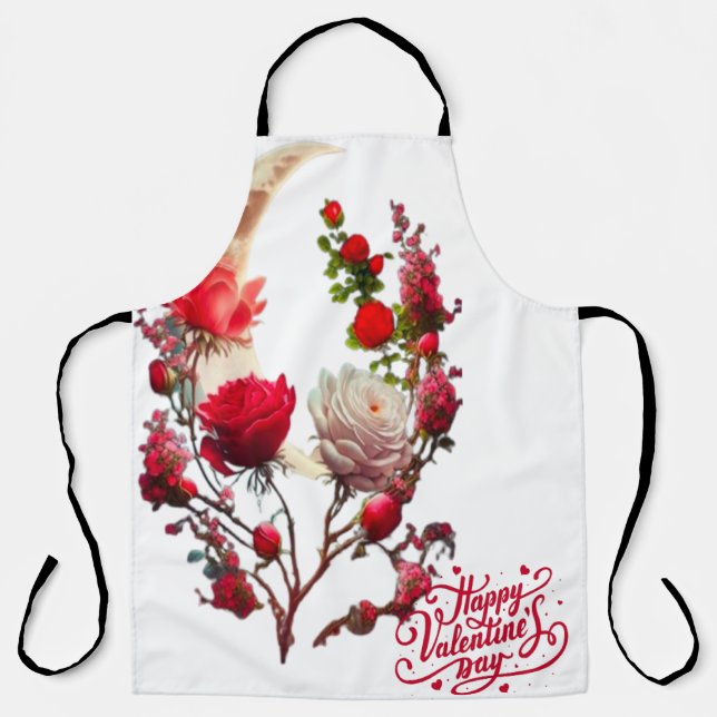 Tablier Jour de rose  (Recto)